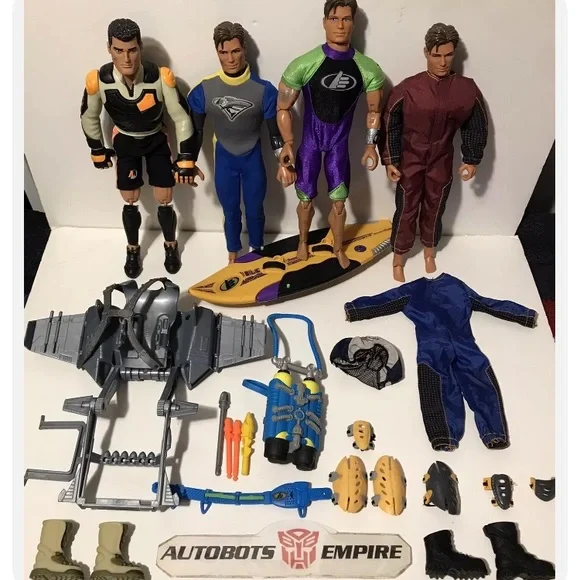 Mattel Toys Vintage Mattel Max Steel Action Diver Surfer
